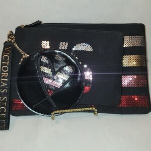 NWT Victoria's Secret Set of 3 Cosmetics bags